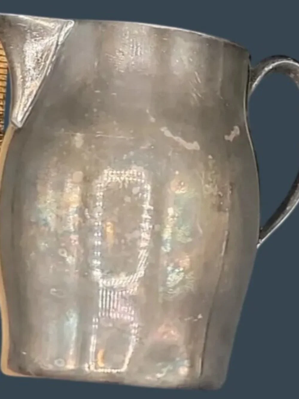 Vintage FB Rogers Silver Co Paul Revere Creamer Pitcher 1052 Silverplate 3.5
